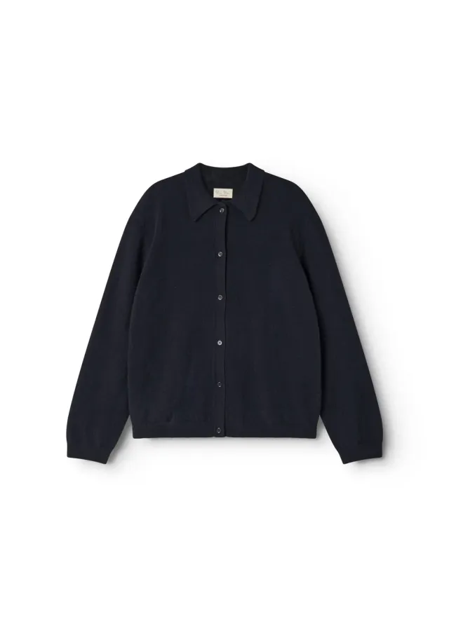 MarMar Tone W kashmir cardigan Indigo