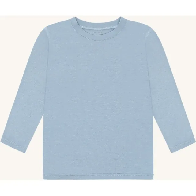 Hust & Claire HCAustin Solid T-shirt Light Blue bambus