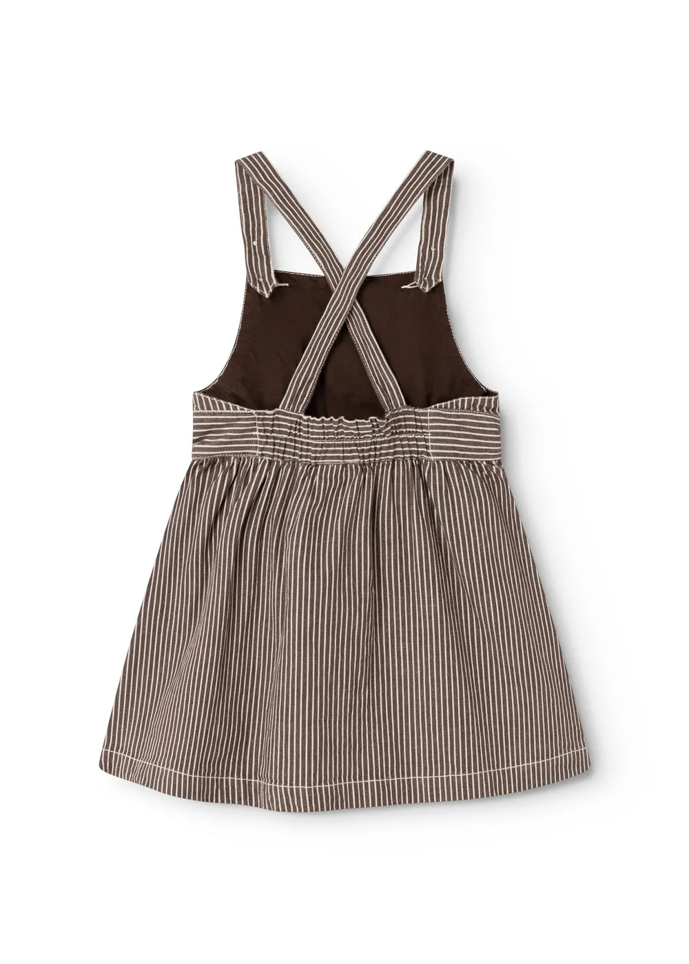 MarMar Sanne kjole Dark Brownie Stripe denim
