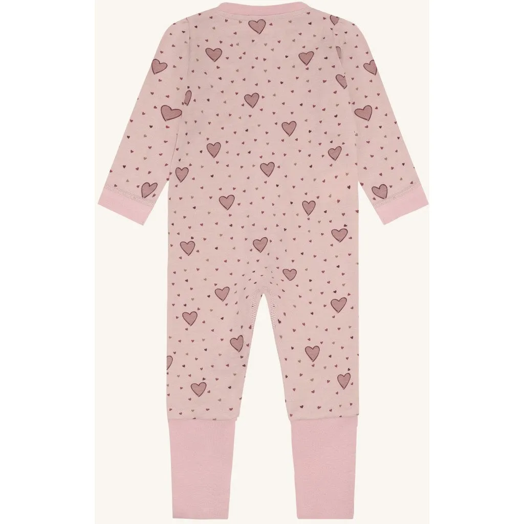 Hust & Claire Manu Hearts natdragt Dusty Rose uld