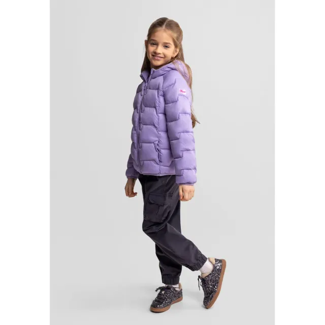 Minoti 44581 stepjakke lilla nylon let foer