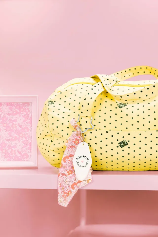 Bonton Fleur Vintage Rose nøglering rosa stjerne