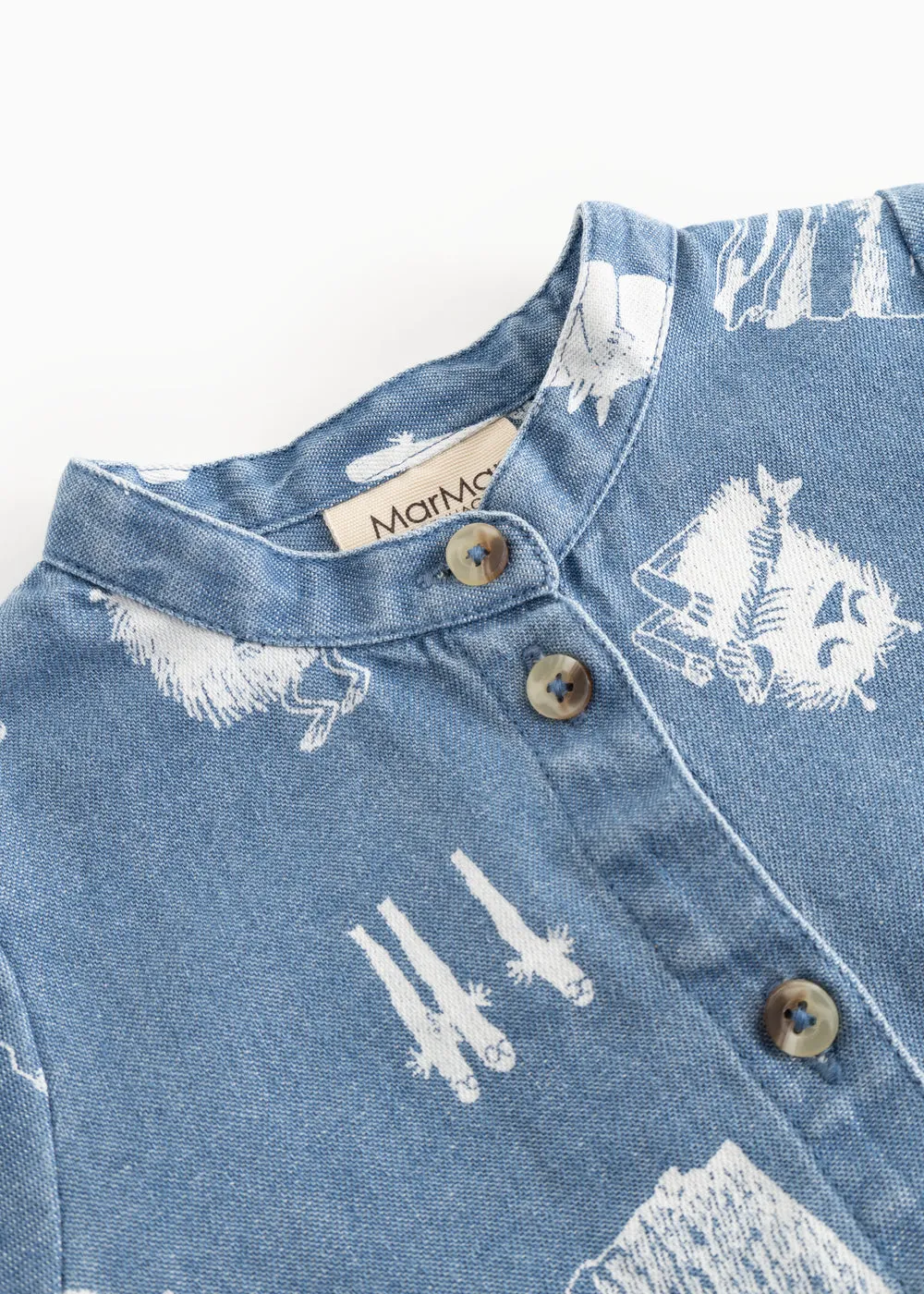 MarMar Copenhagen Tomi B skjorte Moomins denim