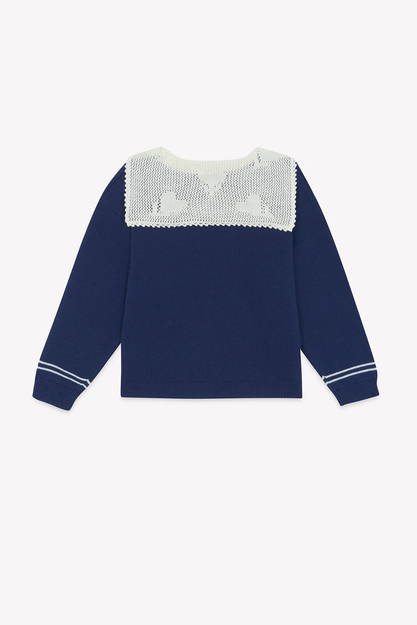 Bonton Pirate Blue striktrøje 6 år blonde