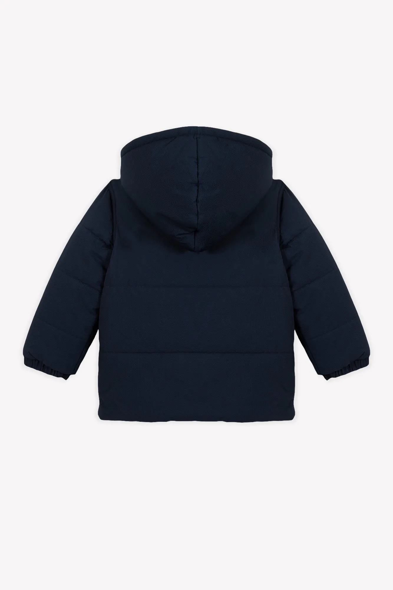 Bonton Moove Sailor Blue dynejakke blå hætte