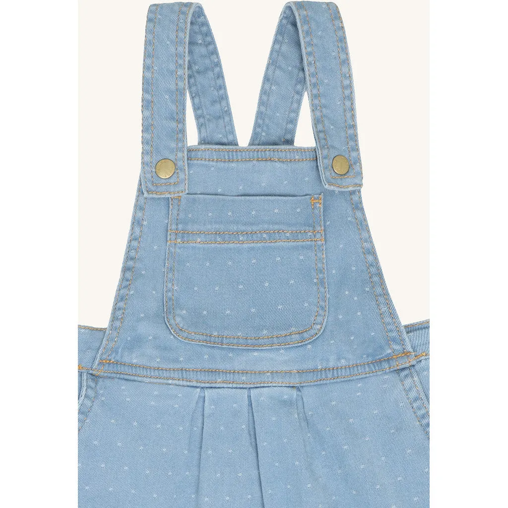 Hust & Claire Karoline Dotty denim kjole Blue Denim