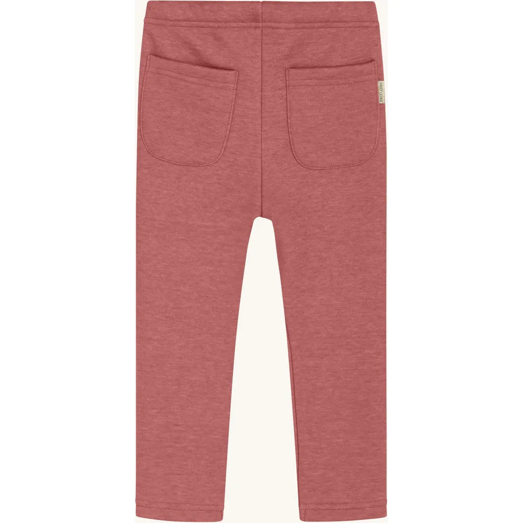 Hust & Claire Lisa Fleece leggings Dry Rose bomuld