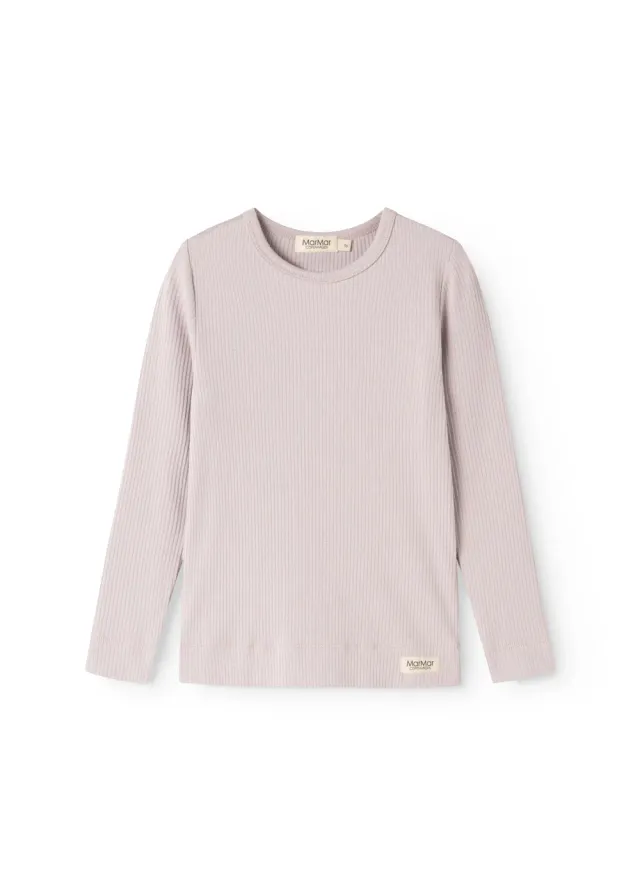 MarMar Plain Tee LS t-shirt Cloud Gray modal