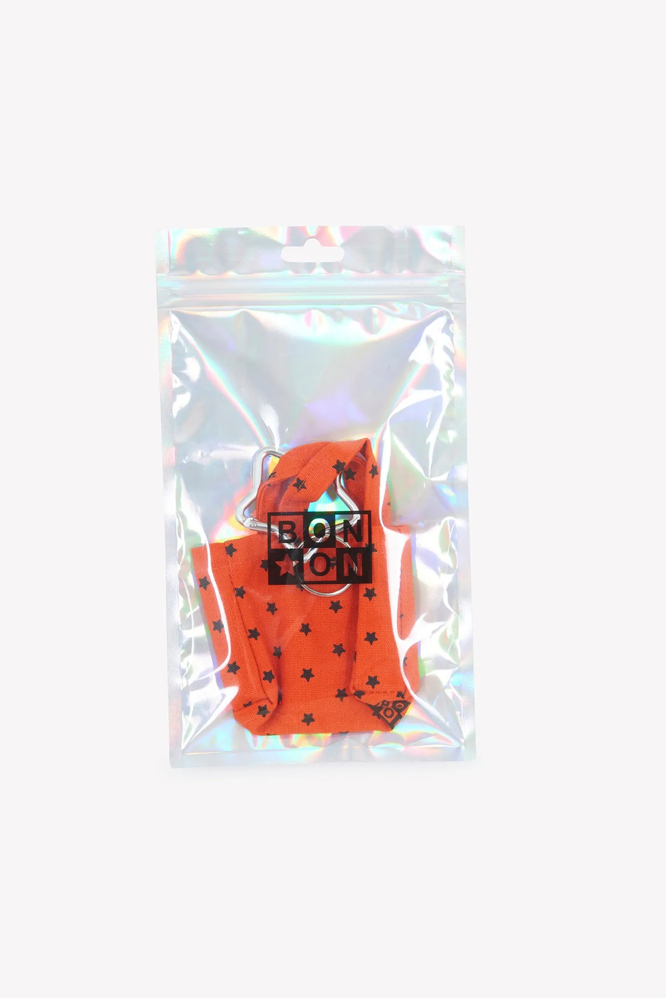 Bonton Cabas Orange Vif nøglering mini tote