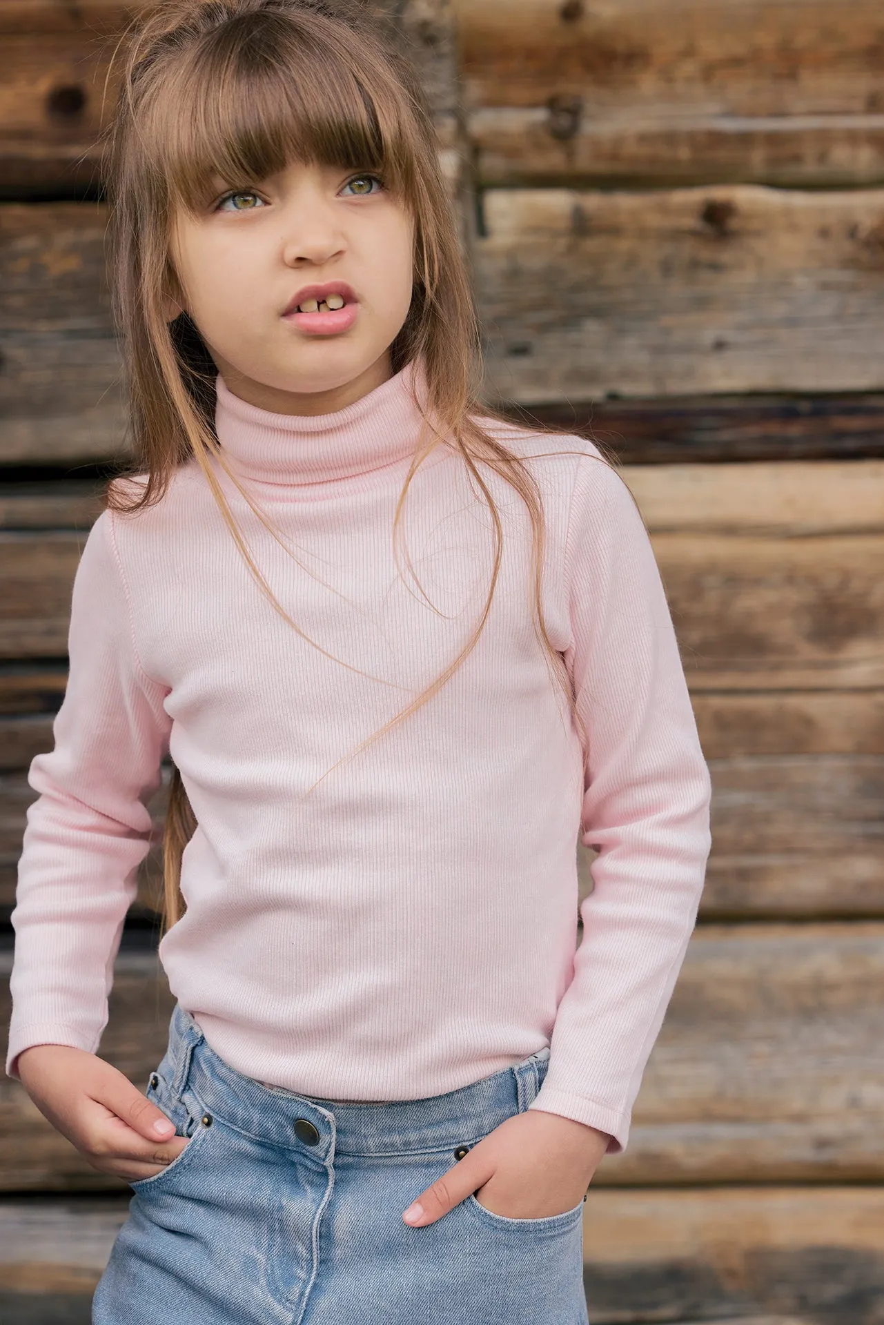 Bonton Titou rullekrave rose blossom bomuld