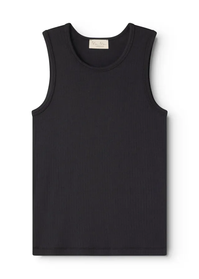 MarMar Tank W top sort S-XL micro modal