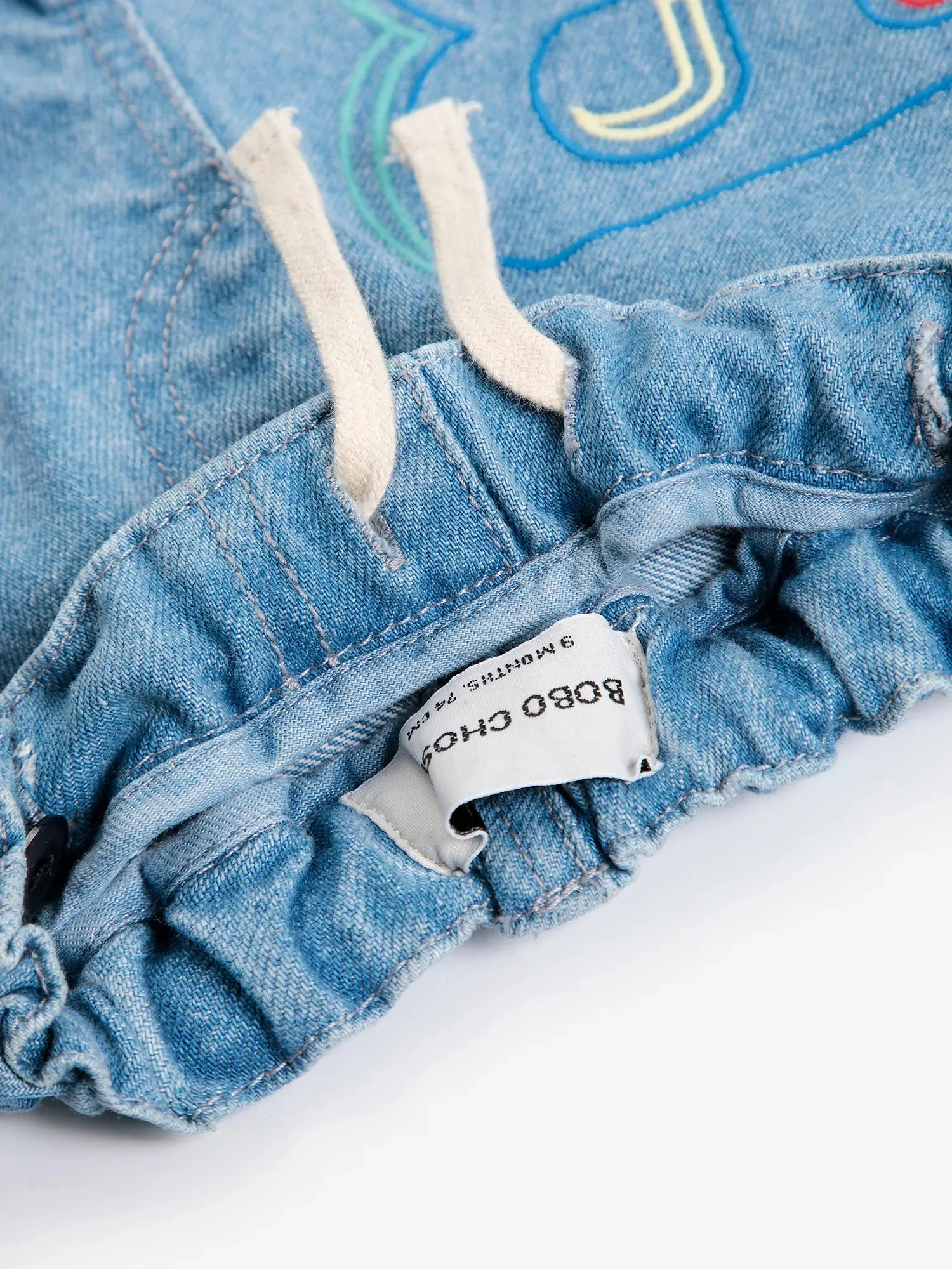 Bobo Choses B.C. Embossed denimbukser blå 3M
