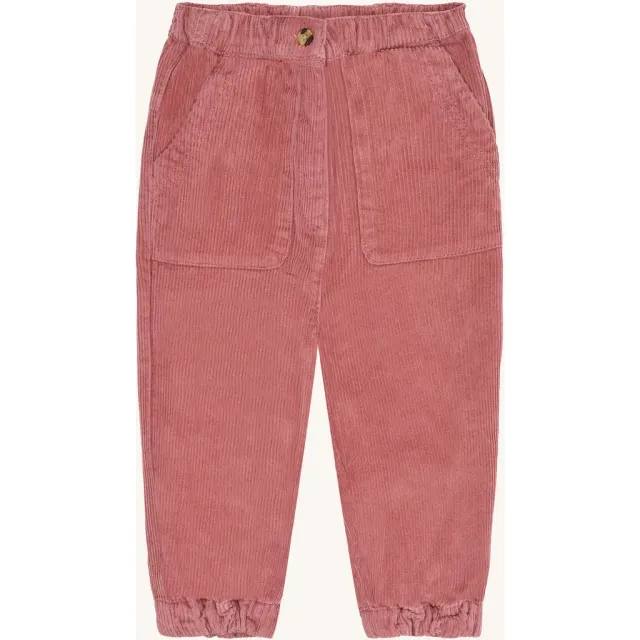 Hust & Claire Tammy fløjlsbukser Dry Rose bomuld