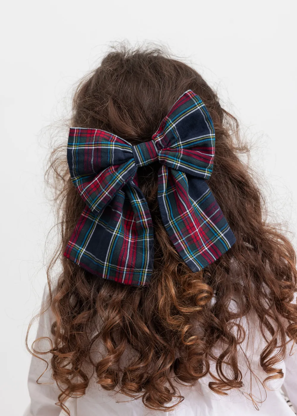 MarMar Copenhagen Alina L hårsløjfe Pilot Navy Check tern