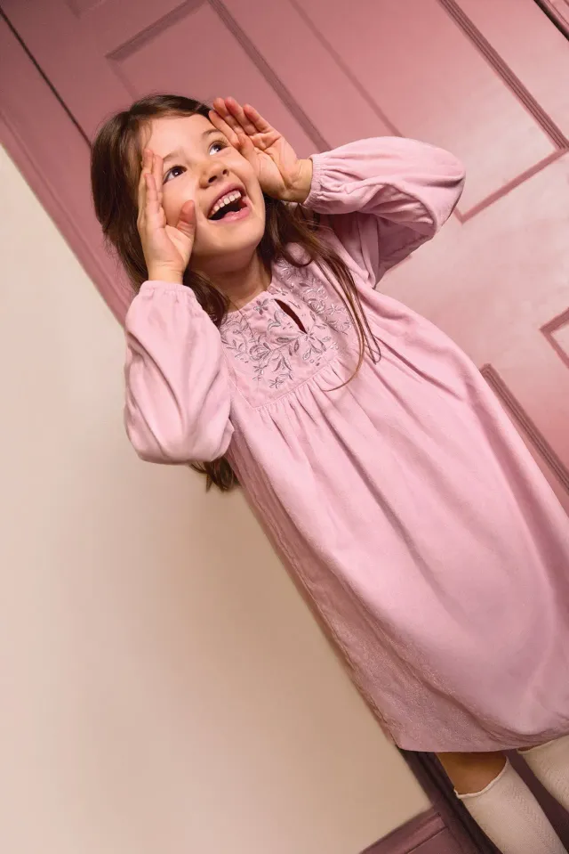 Bonton Daisy Rose Bacon kjole velour