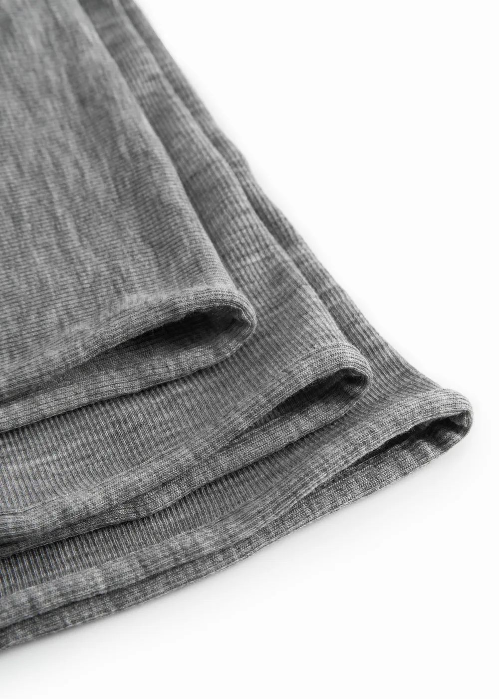 MarMar Alida babytæppe Grey Melange uld 80x80