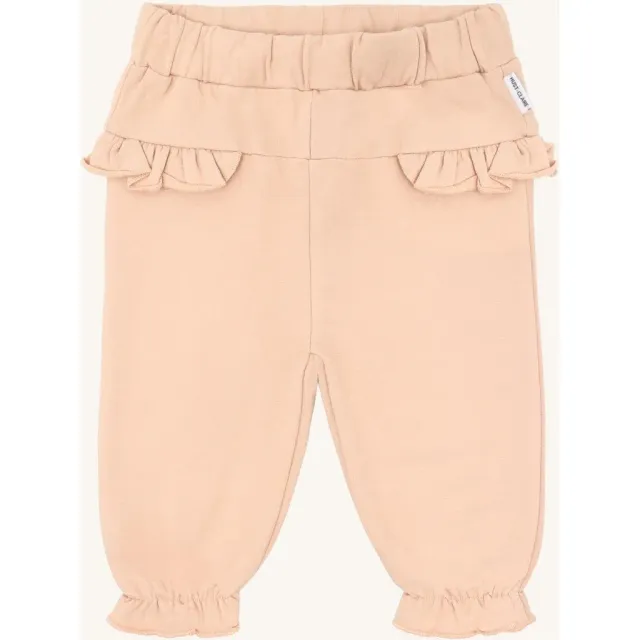 Hust & Claire HCGenny solid flounce joggingbukser Rugby Tan