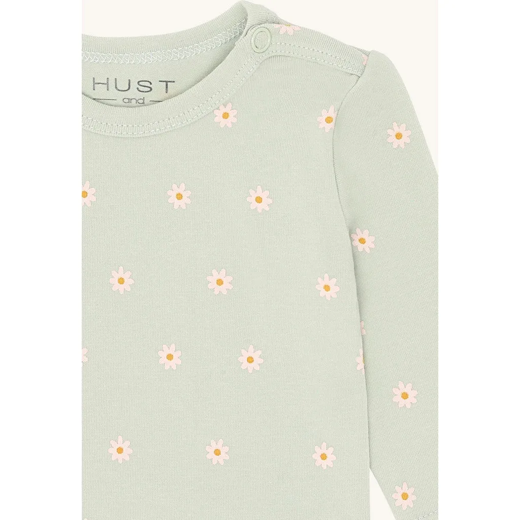 Hust & Claire HCBam langærmet body Green Foam