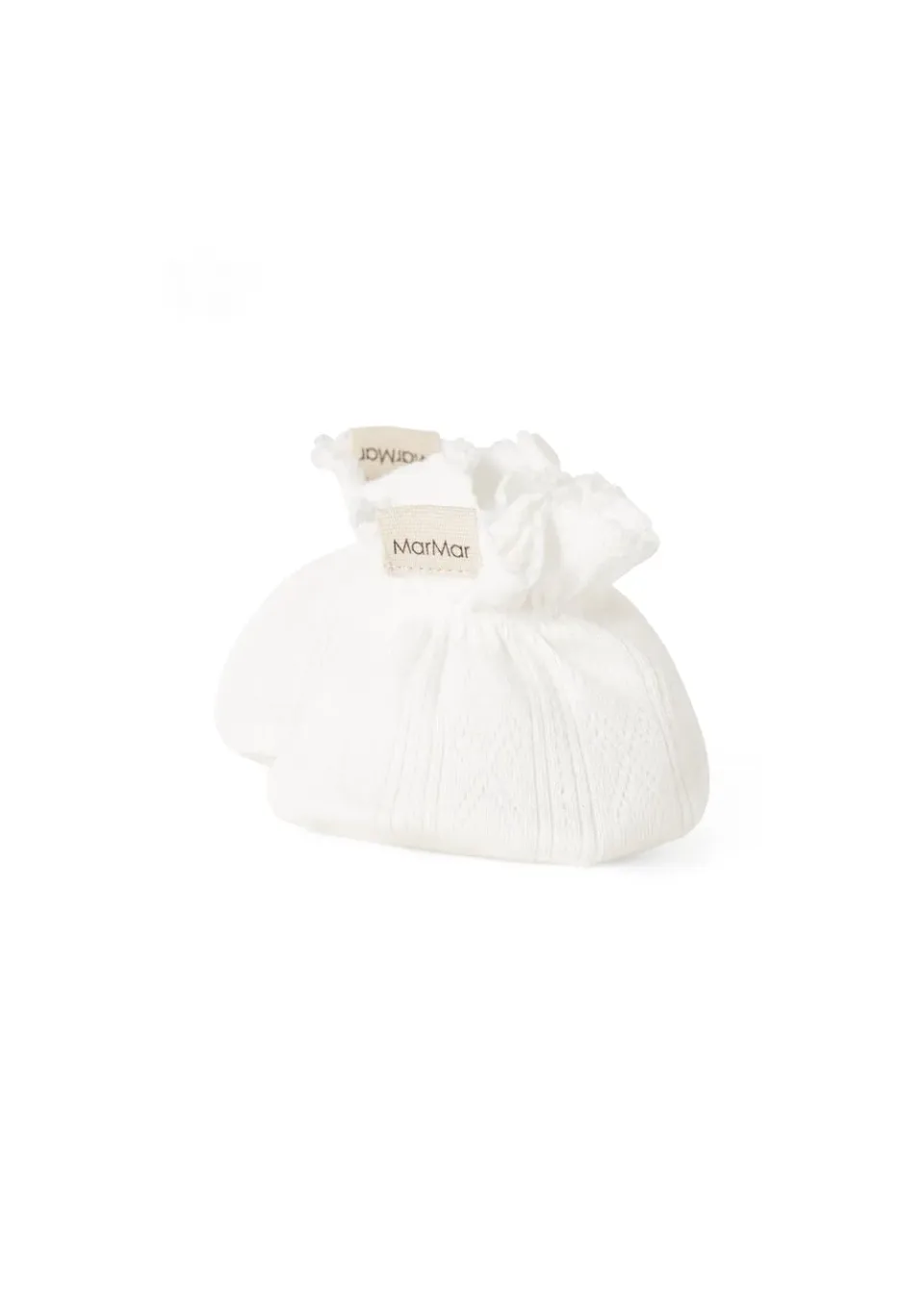 MarMar Bootsies Futter Gentle White pointelle