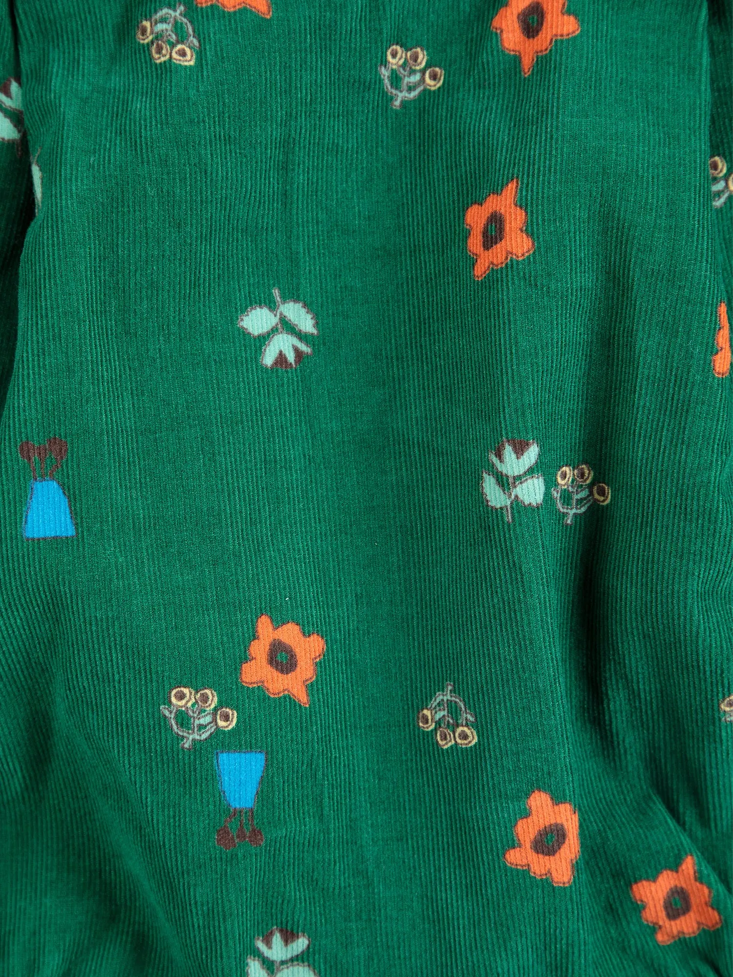 Bobo Choses Blossom bloomer shorts mørkegrøn 3M