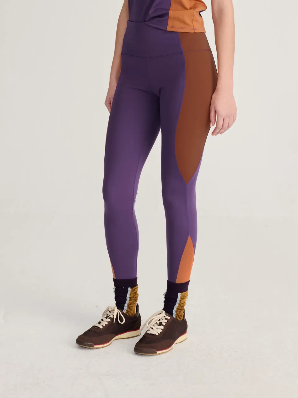 Bobo Choses Color Block leggings karry stræk
