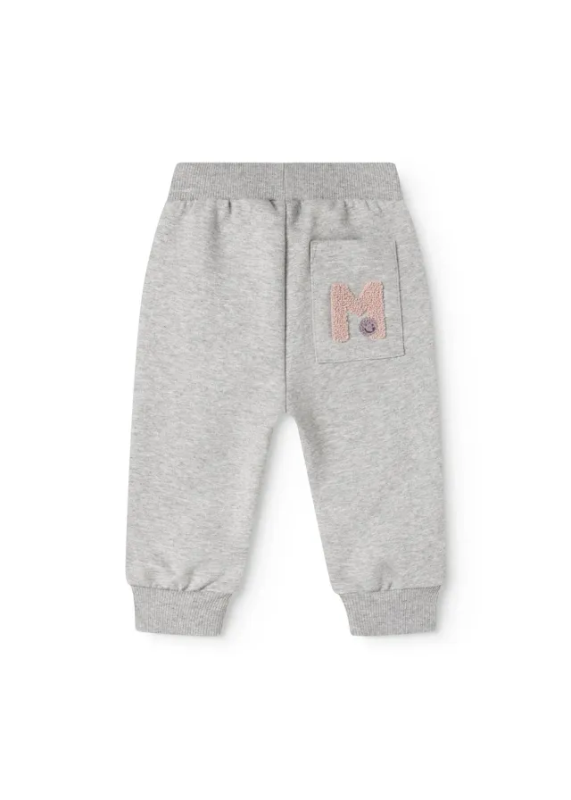 MarMar Pelon B bukser Cloud Grey Logo løs fit øko