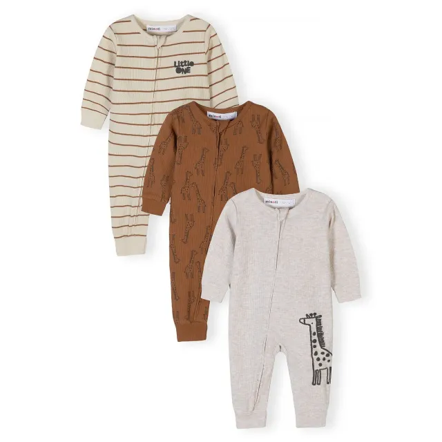Minoti 44550 Sparkeribdragt 3-pak beige giraf