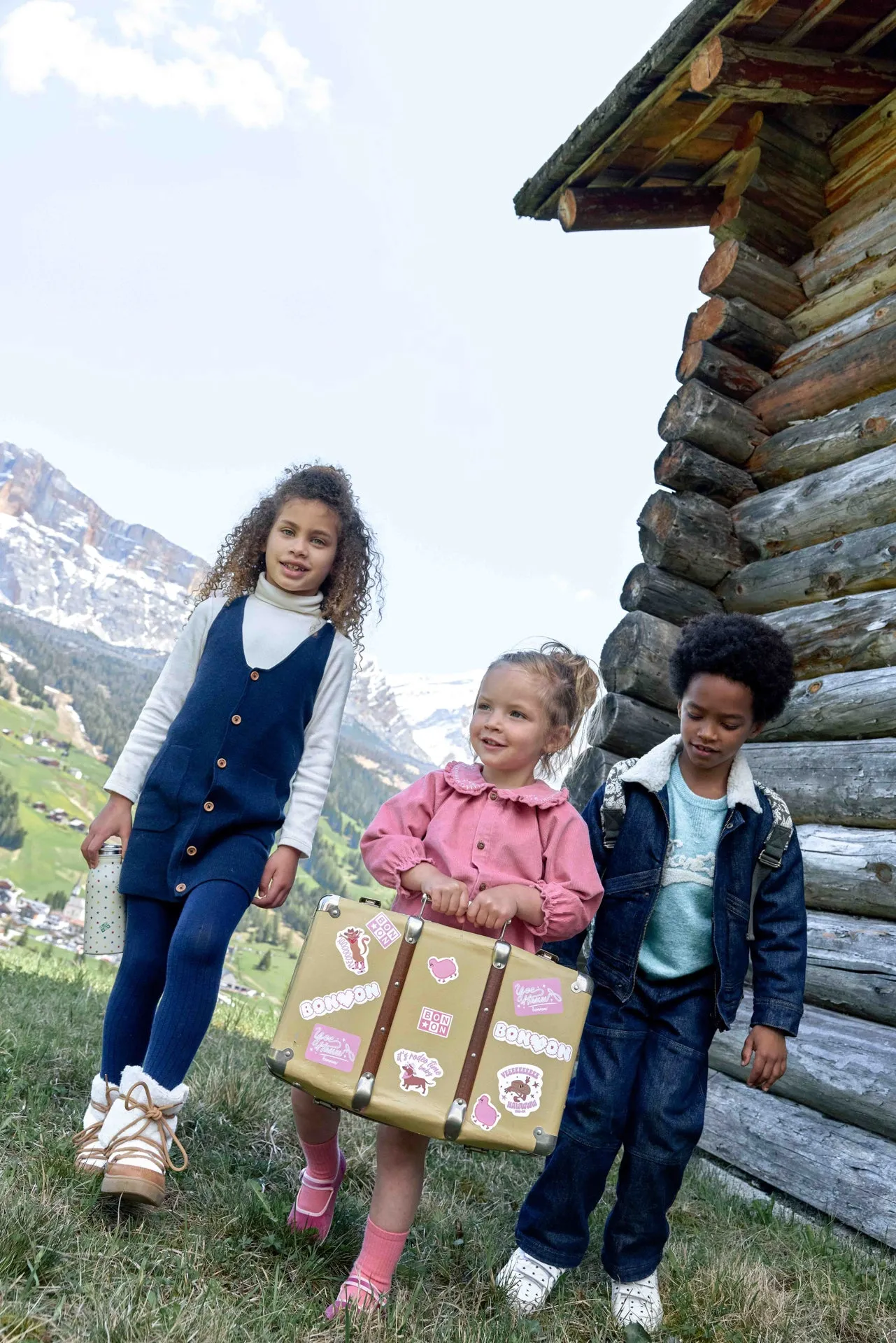 Bonton Miko kjole denim blå brut 2A-14A