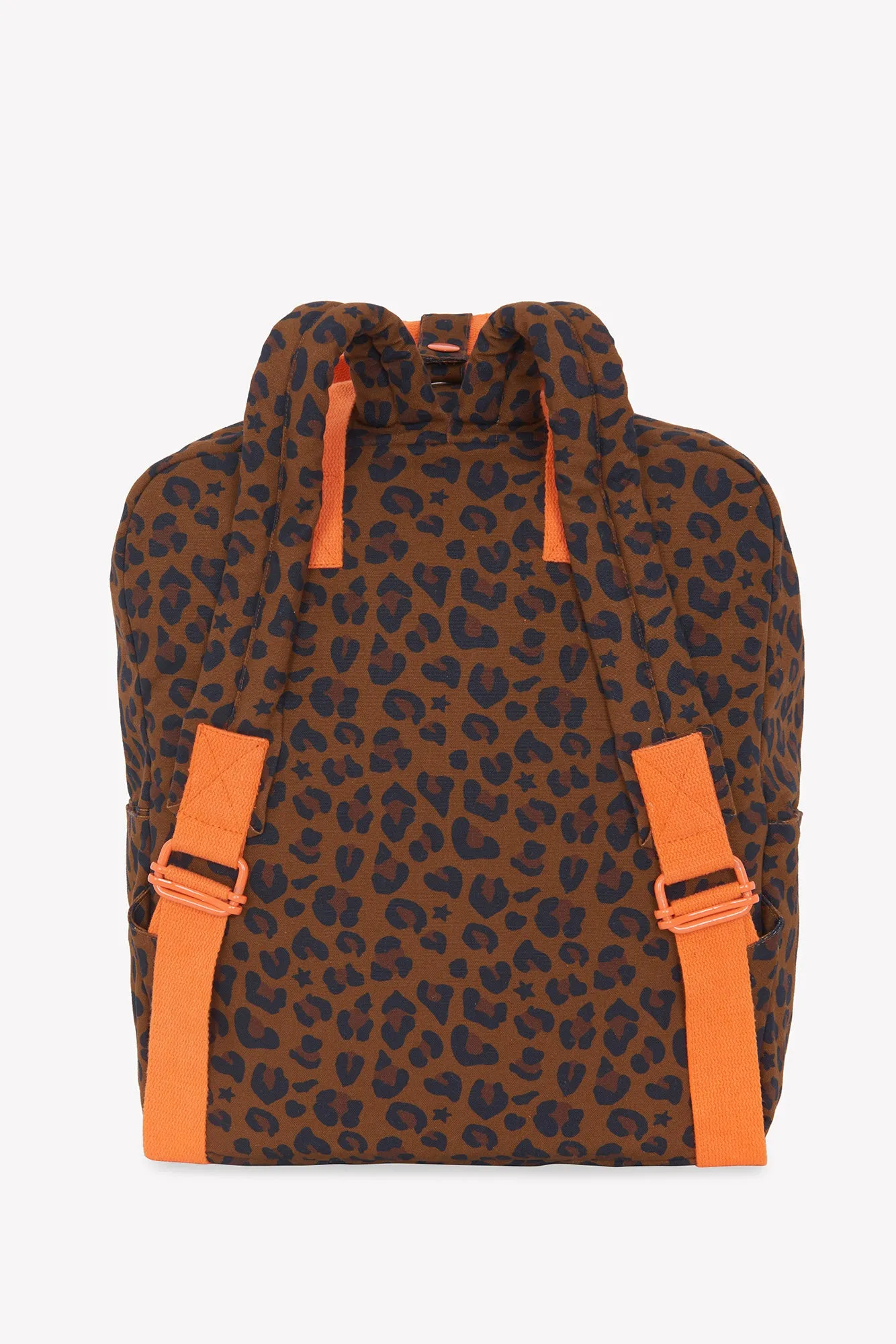 Bonton rygsæk leopard orange 34x28 bomuld
