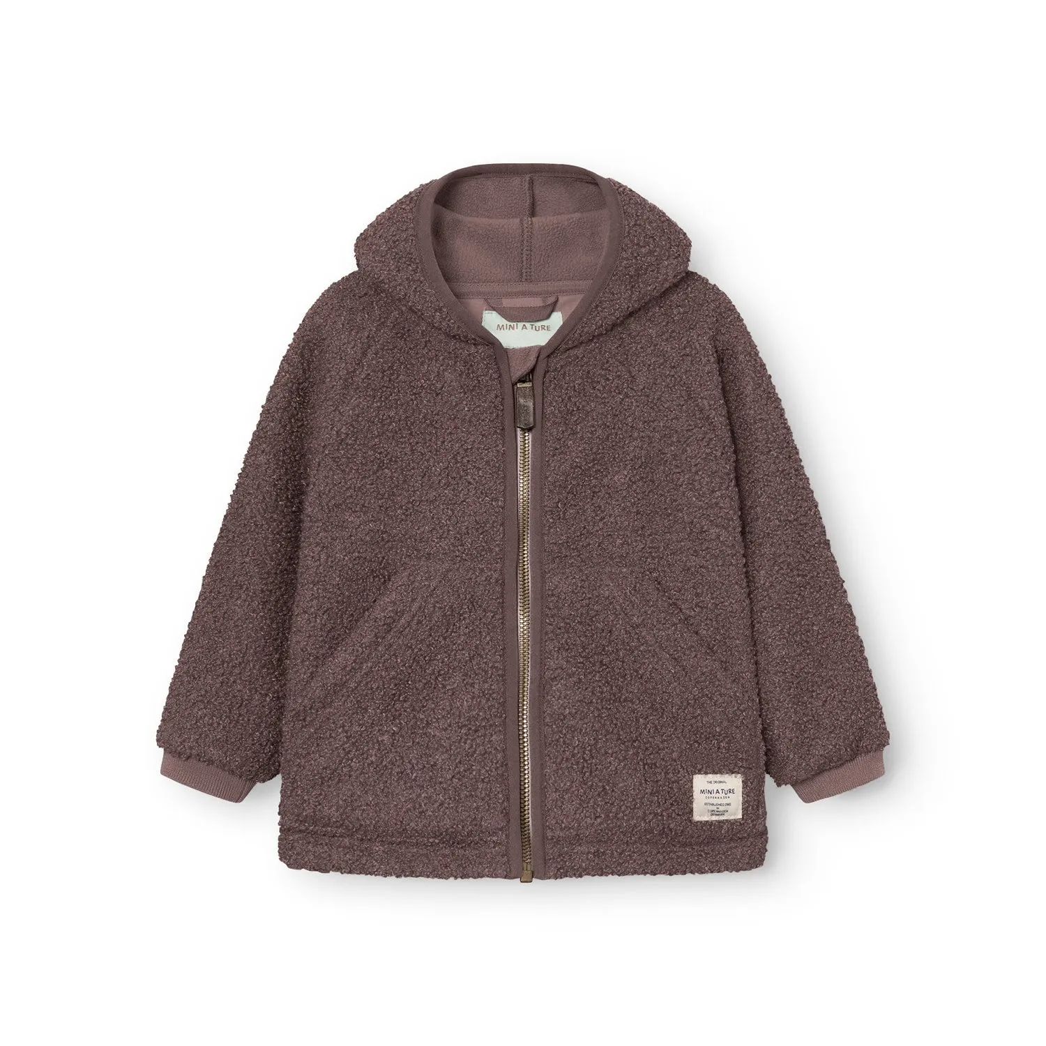 MINI A TURE Matliff teddyjakke Otter brown genanvendt