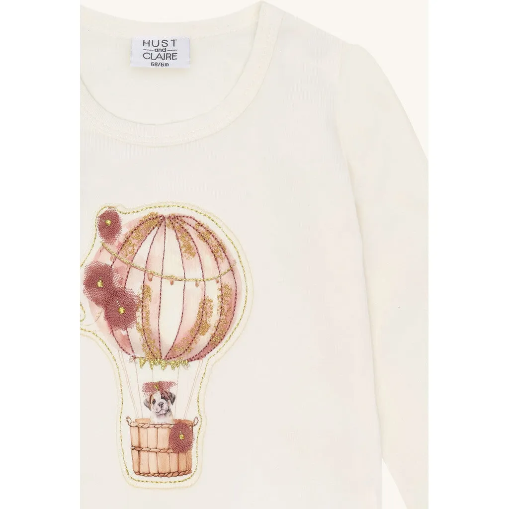 Hust & Claire Anna Little Heart bluse Sugar hjerte