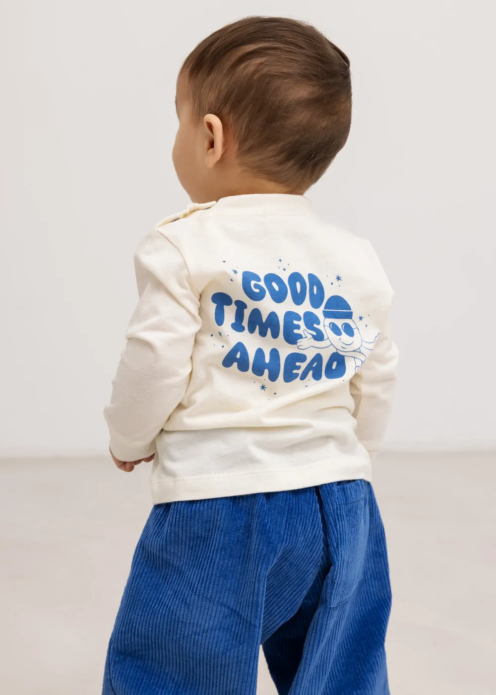 MarMar Ted LS bluse Good Times blå print