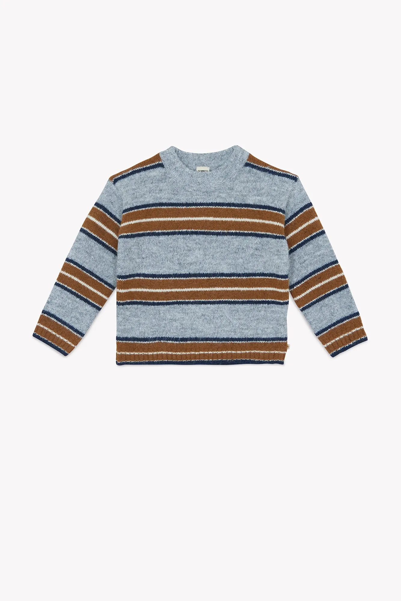 Bonton Milton Stripes pullover gråmeleret 2A