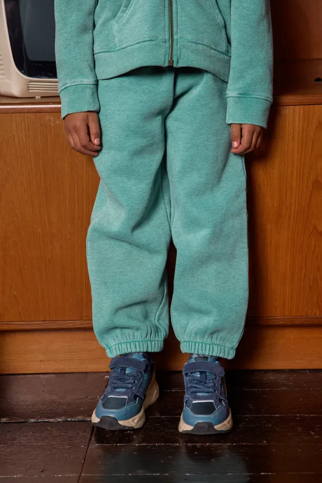 Bonton Pitta Greenland joggingbukser grøn bomuld
