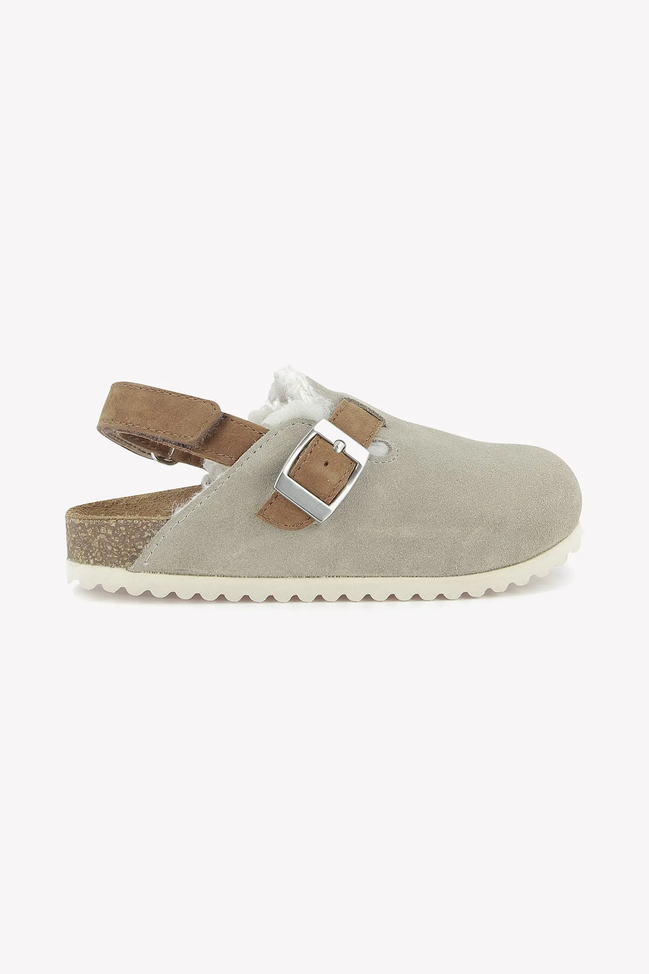 Bonton Luv Gris tøfler grå foret