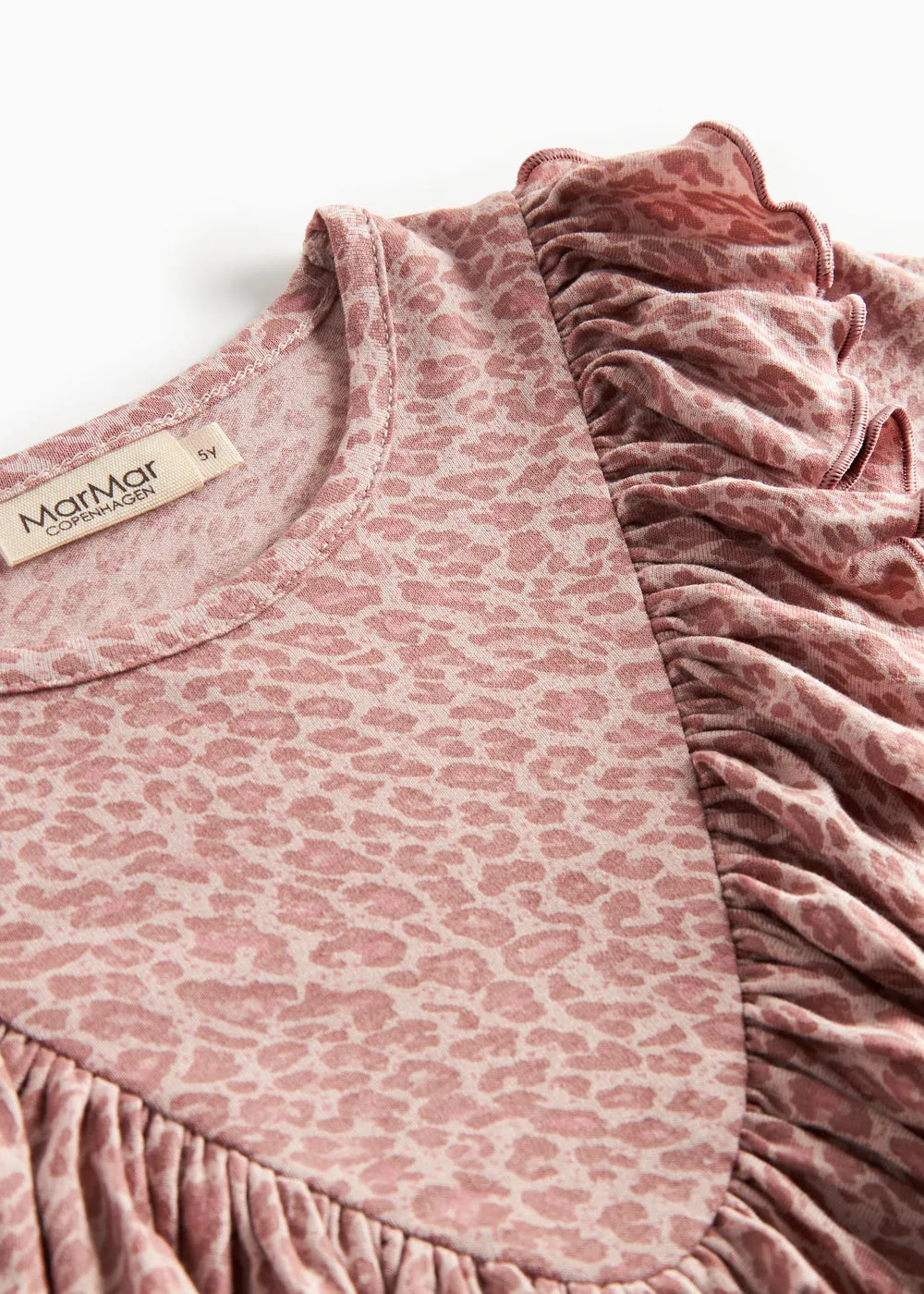 MarMar Leo Taren bluse Rose Dust Leo leopard langærmet