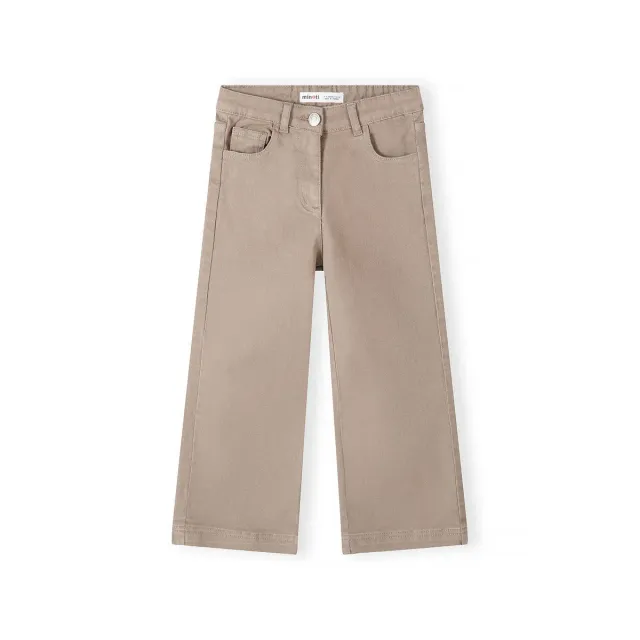 Minoti vide bukser pige beige 5-lommer