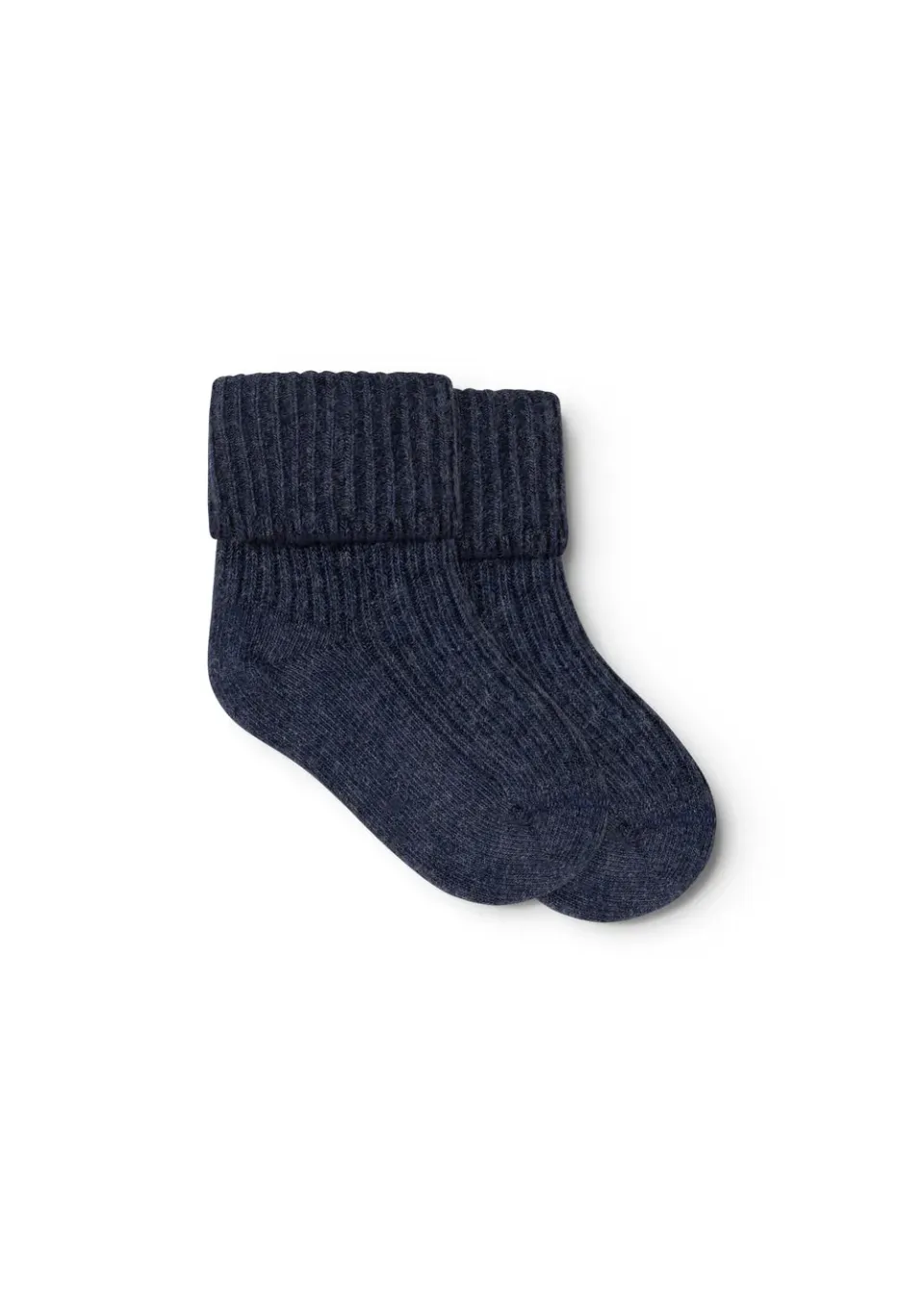 MarMar Newborn Socks strømper Blue 2-pak rib
