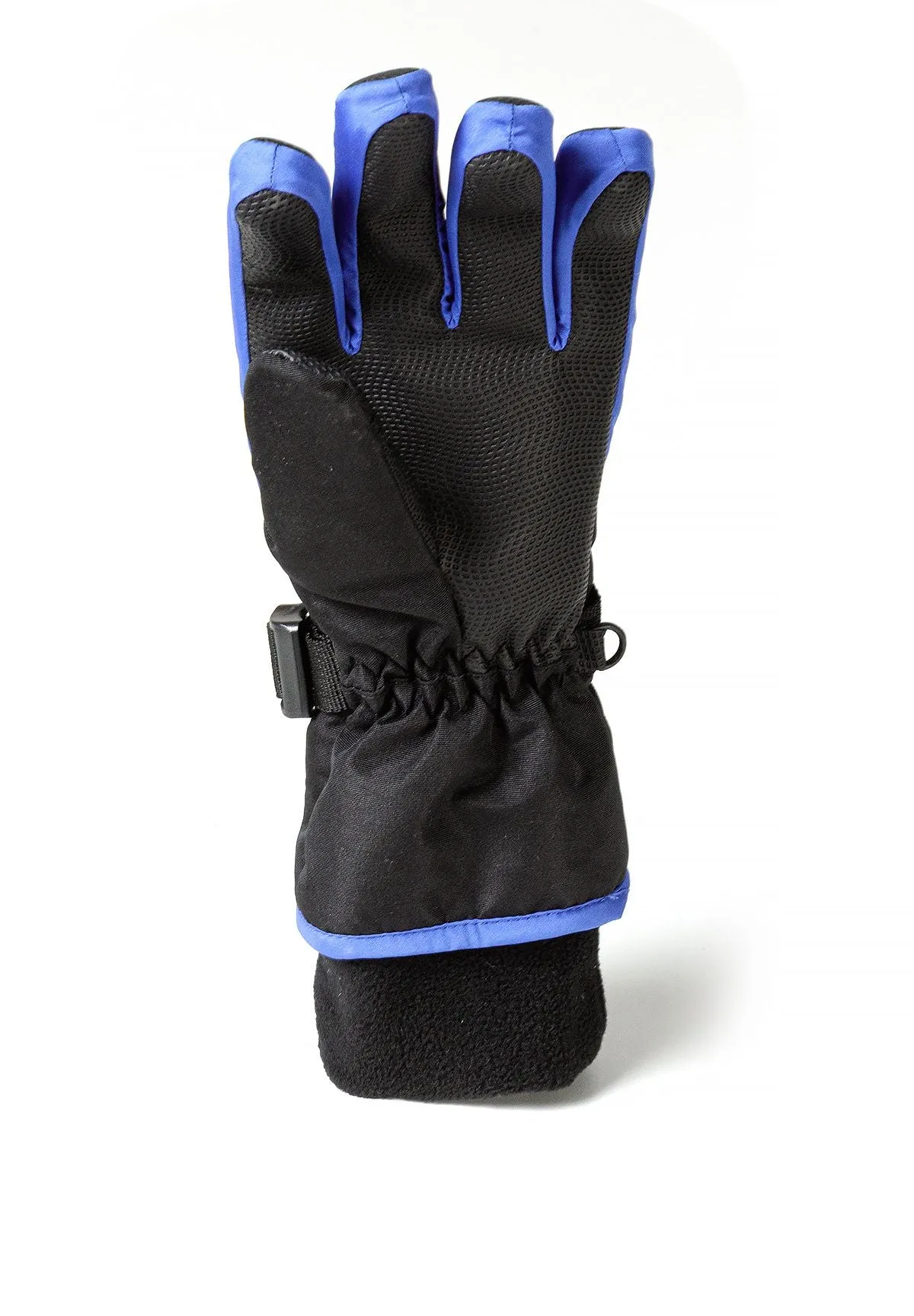Minoti 45891 handsker sort quiltet 128-146