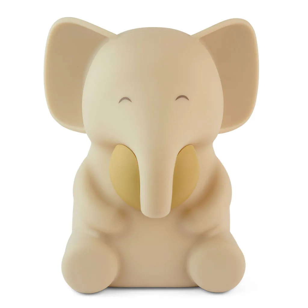 nuuroo Sigge elefant natlampe Cream silikone