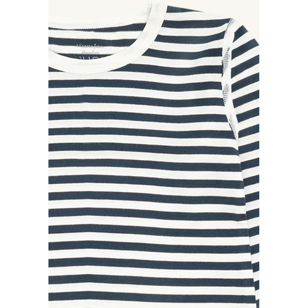 Hust & Claire Austin Skyway bluse Blues bambus