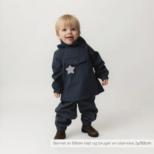 MINI A TURE Wai softshell jakke fleece Ombre blue