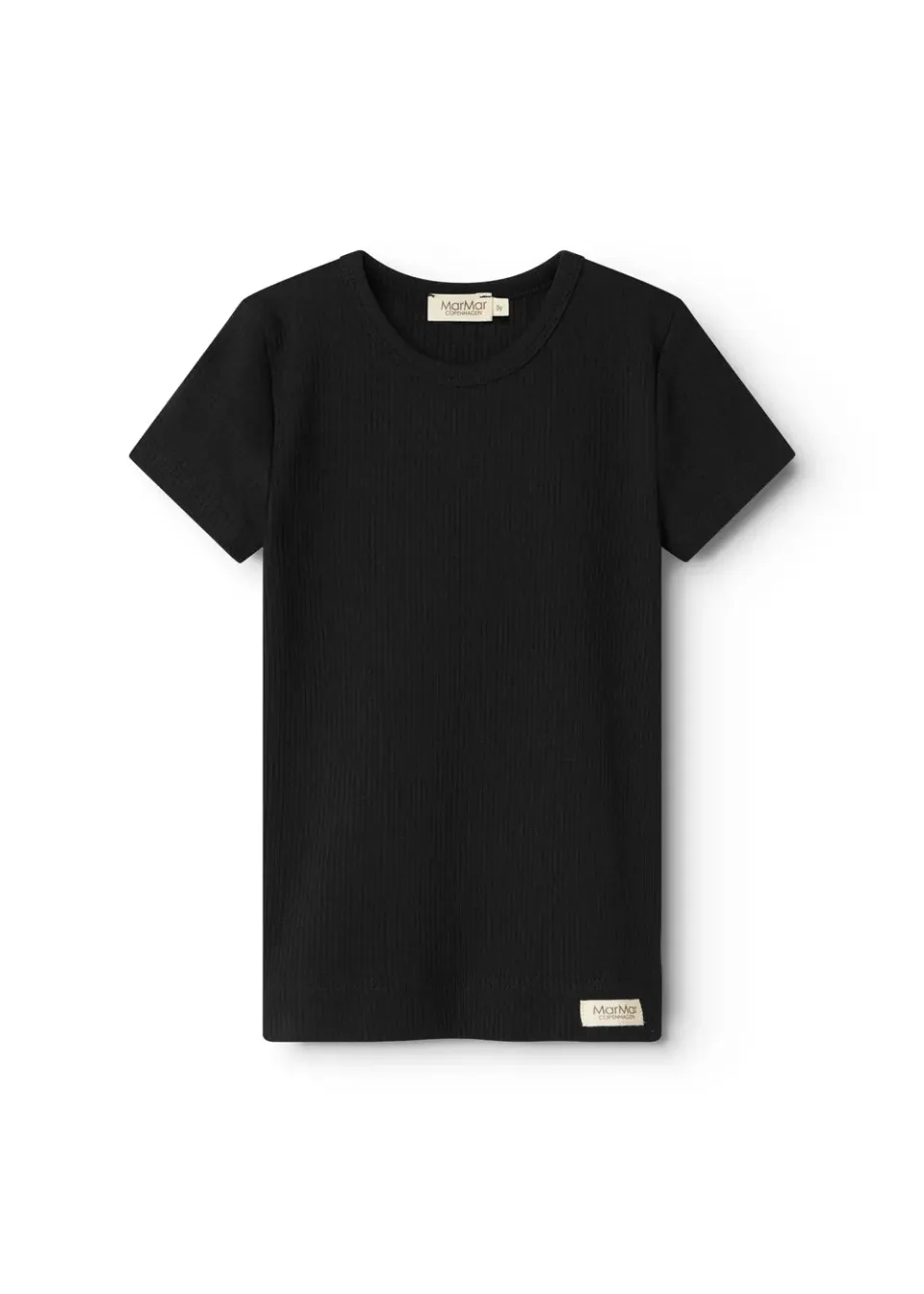 MarMar Plain Tee SS t-shirt Black modal sort 6M-12år