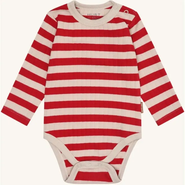 Hust & Claire Billy body Warm Red økologisk bomuld