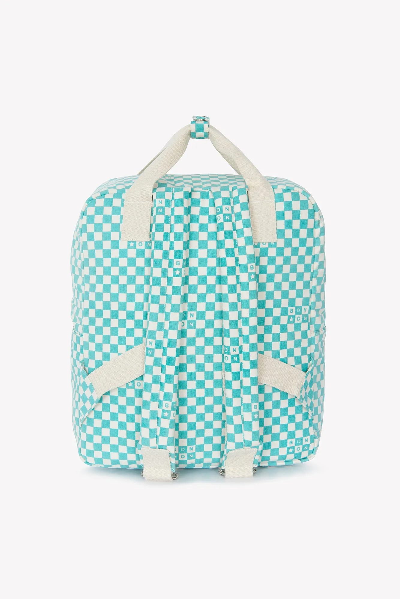 Bonton Damier rygsæk ternet blå vintage TU