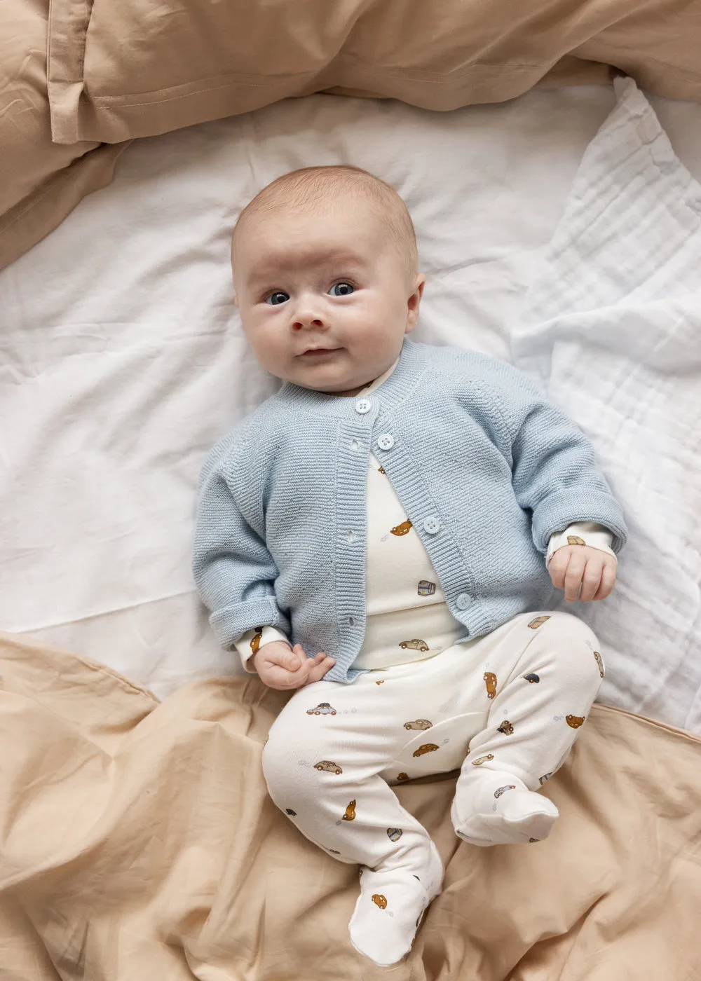 MarMar Copenhagen Taki Strik Cardigan Cerulean Sky