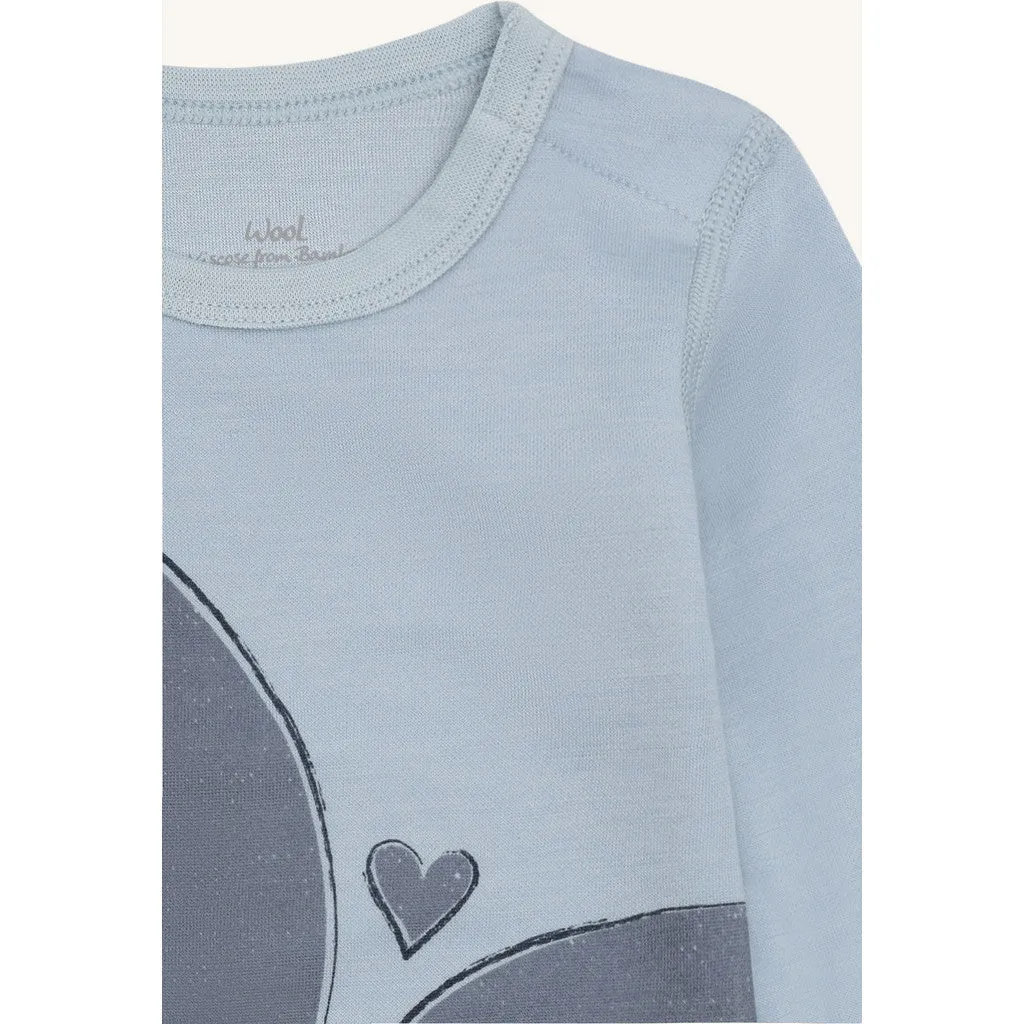Hust & Claire HCBaloo body baby blue uld bambus