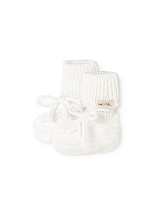 MarMar Abootie strikfutter Gentle White modalmix