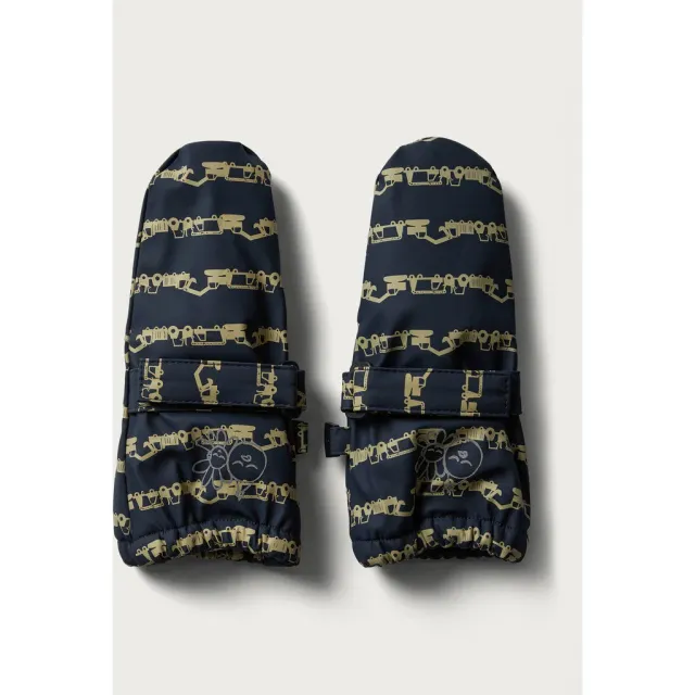 Hust & Claire HC Fu Aop regnhandsker More Navy foret