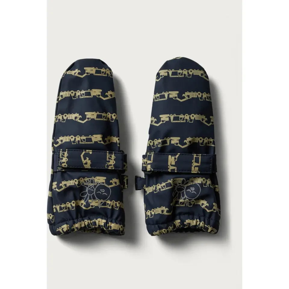 Hust & Claire HC Fu Aop regnhandsker More Navy foret